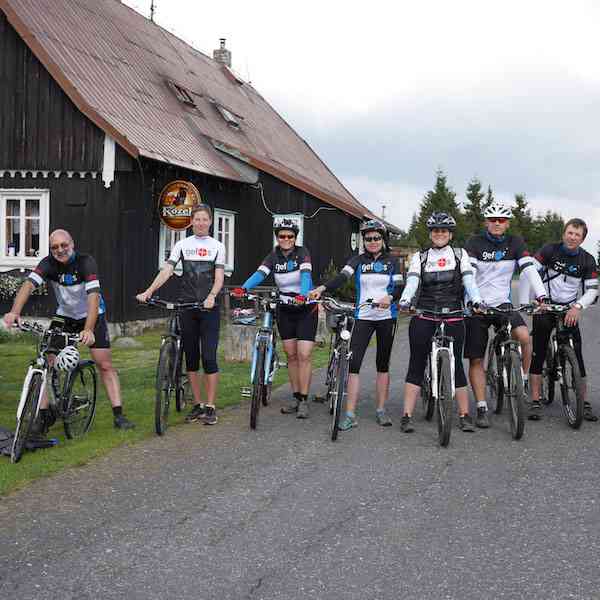 Mimopracovná aktivita členov tímu Gefos Slovakia, cyklistika